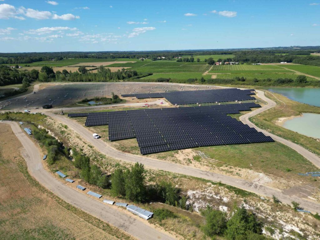 Centrale photovoltaïque au sol · Cantois · 18,10 MWc  DJI 0405