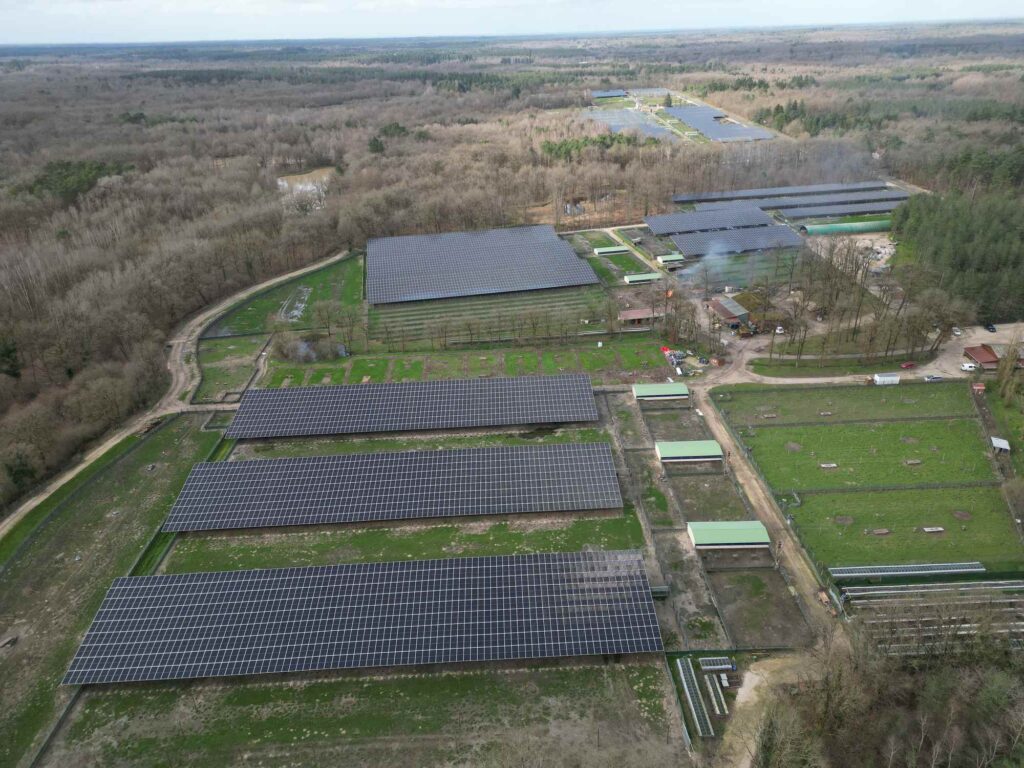 Volière agrivoltaïque · La Selle-en-Hermoy · 36,60 MWc  DJI 0749